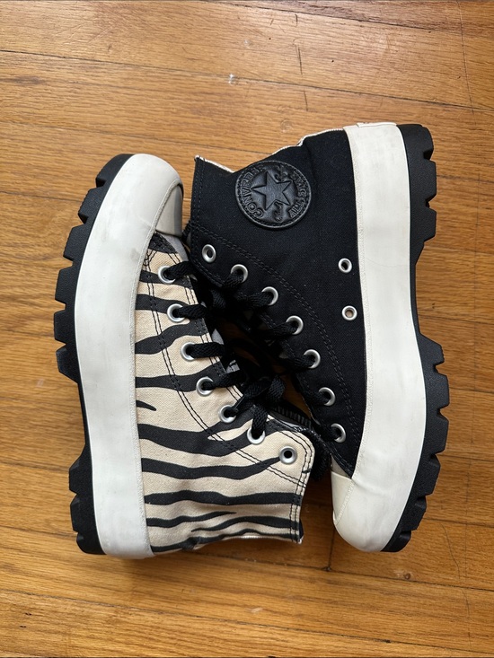 Converse Shoes - CONVERSE | Ctas Lift Shoes Canvas Women's Platform Black Zebra Custom